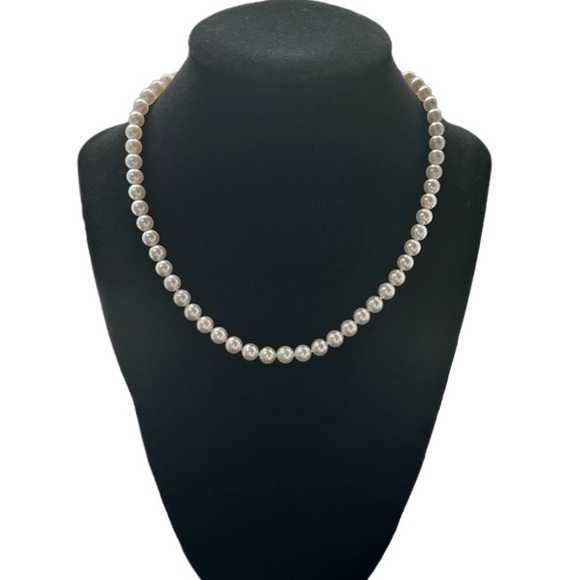 NEW Rio Pearl White South Seas Cultured Pearl Necklace with 14K Gold Clasp - Picture 3 of 11